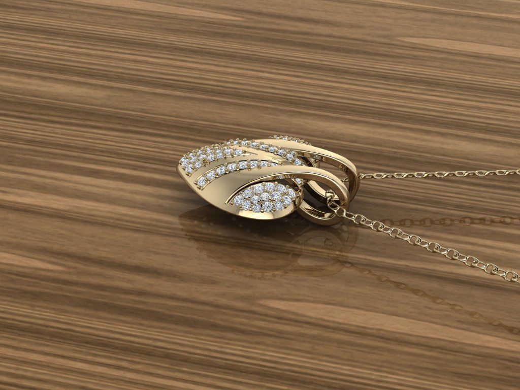 Heart Jewelry Pendant 3D print model_11