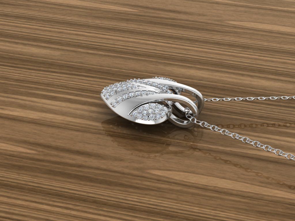 Heart Jewelry Pendant 3D print model_7