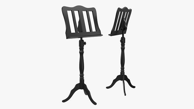 Music sheet stand 02 3D model