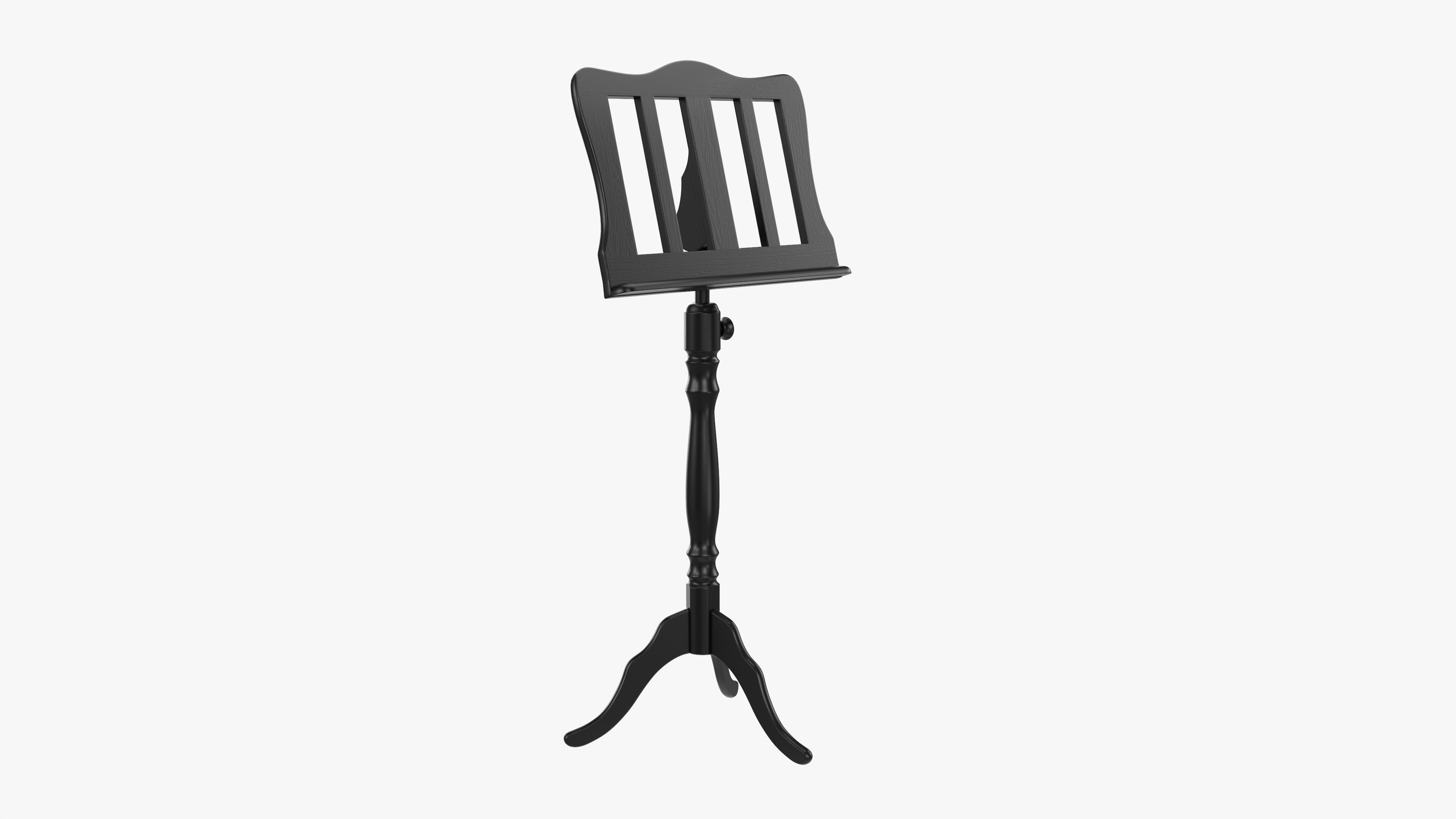 Music sheet stand 02 3D model_1