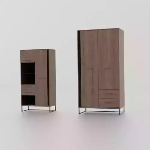 Wardrobe and living Room Shelving