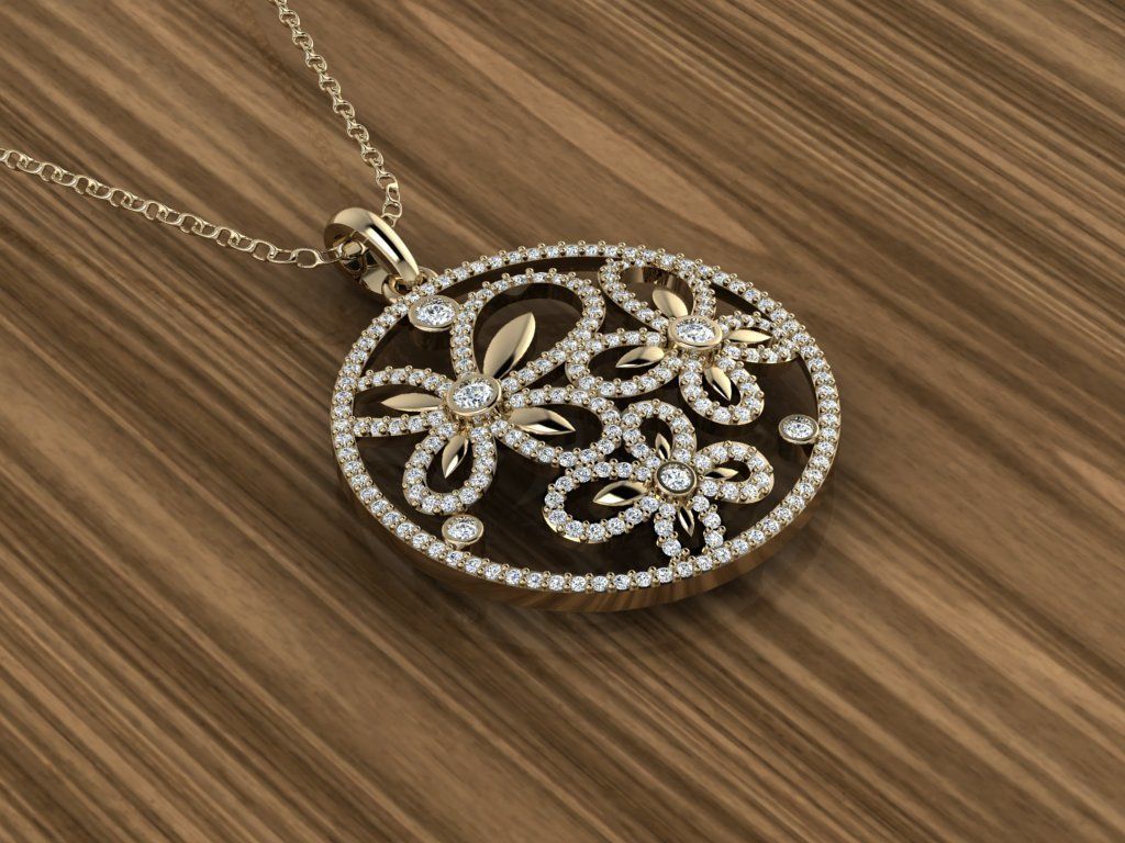 Jewelry Pendant 3D print model_8