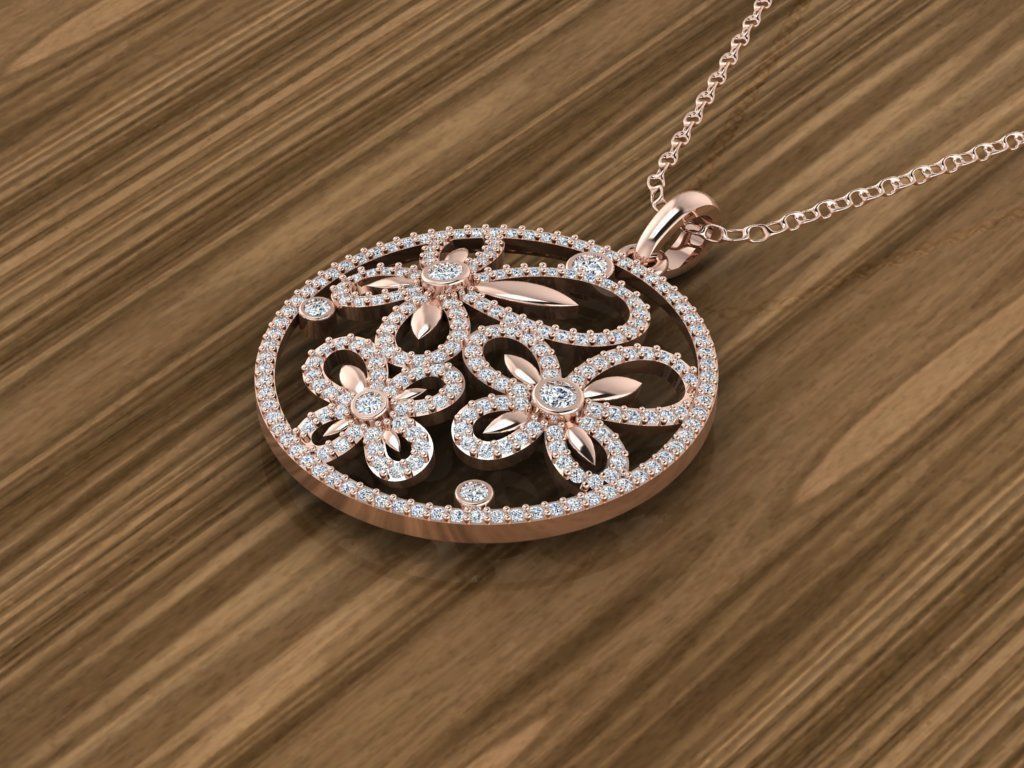 Jewelry Pendant 3D print model_4