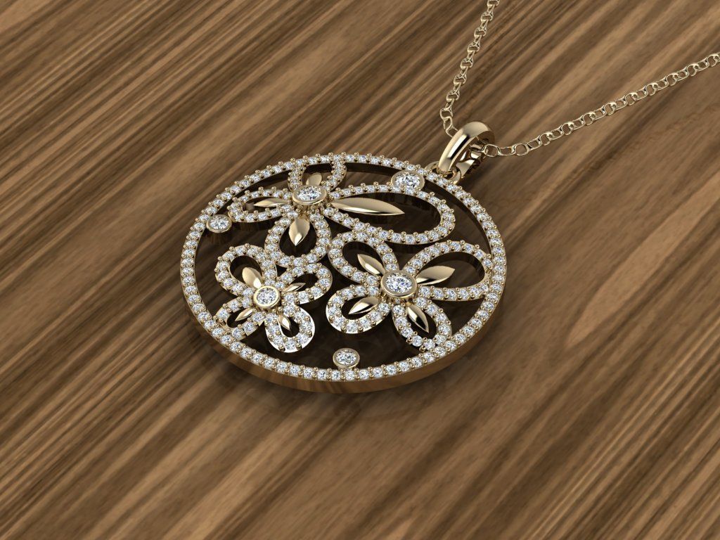 Jewelry Pendant 3D print model_15