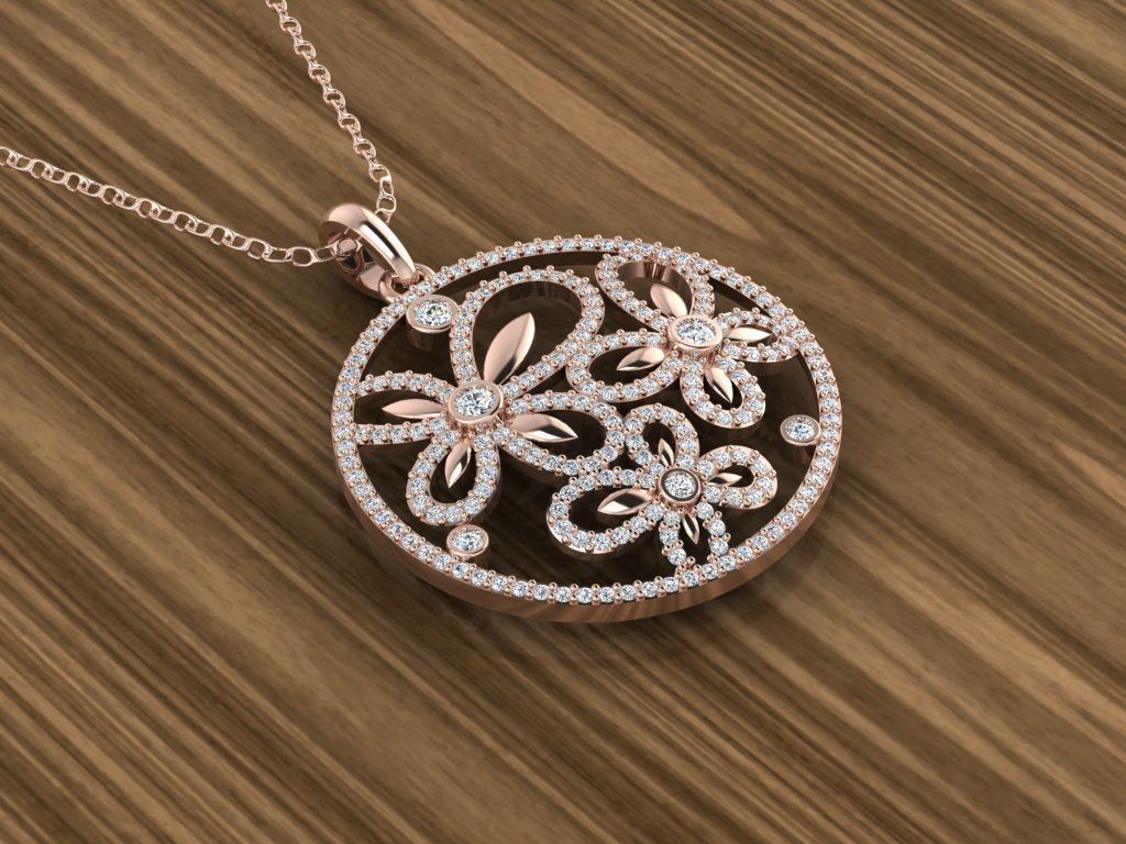 Jewelry Pendant 3D print model_3