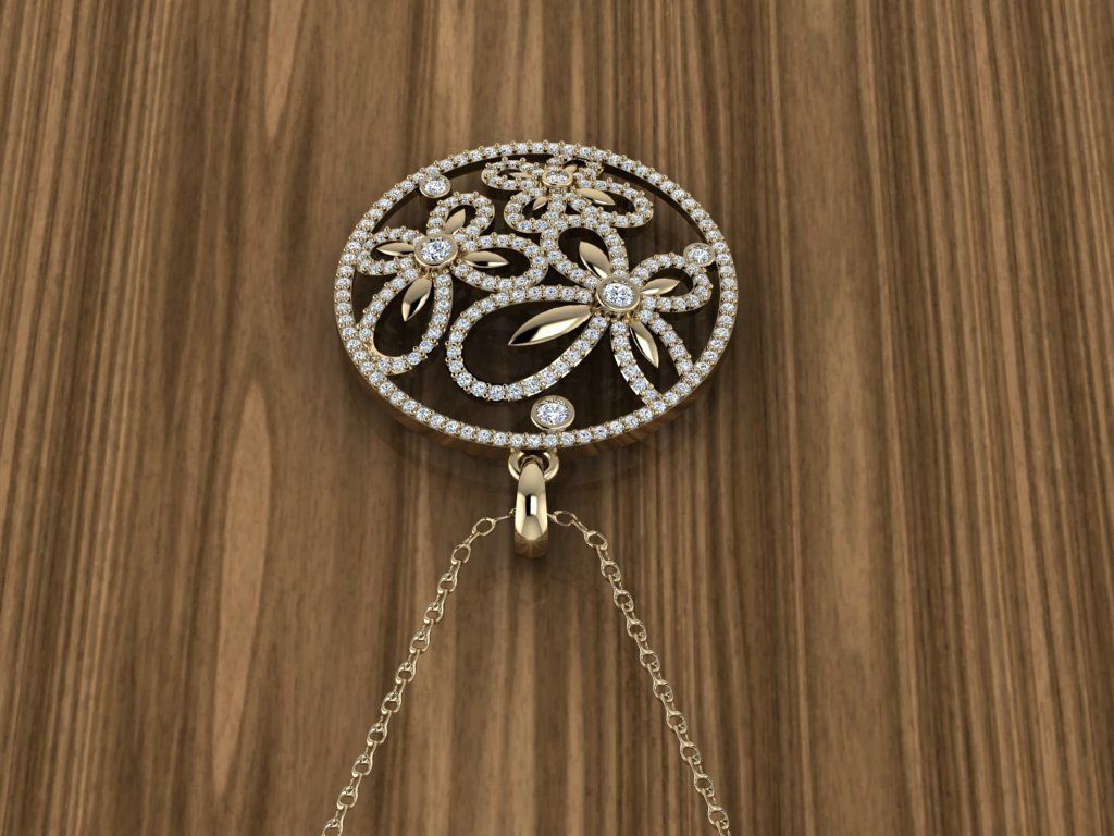 Jewelry Pendant 3D print model_10