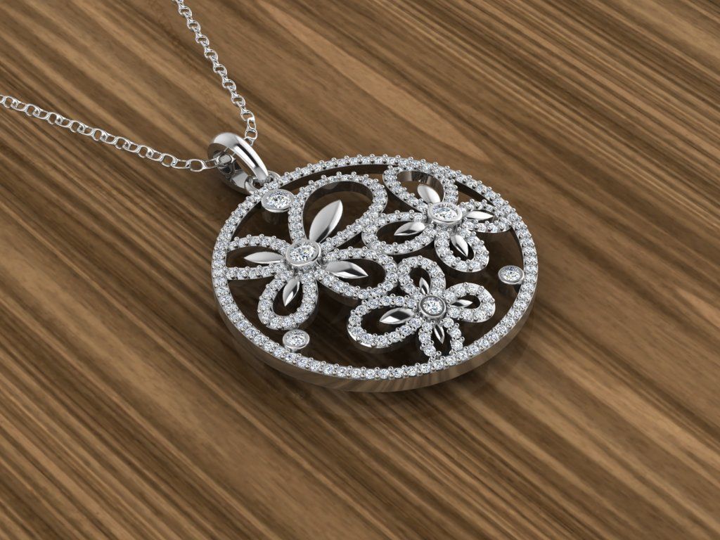 Jewelry Pendant 3D print model_6