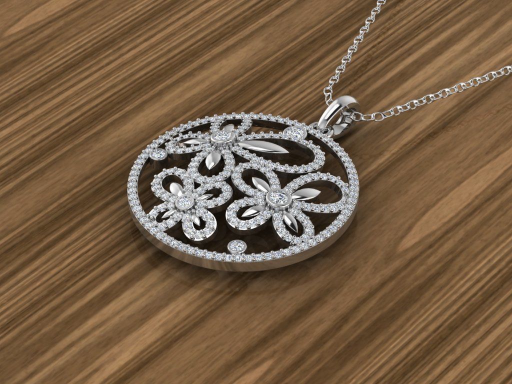 Jewelry Pendant 3D print model_7