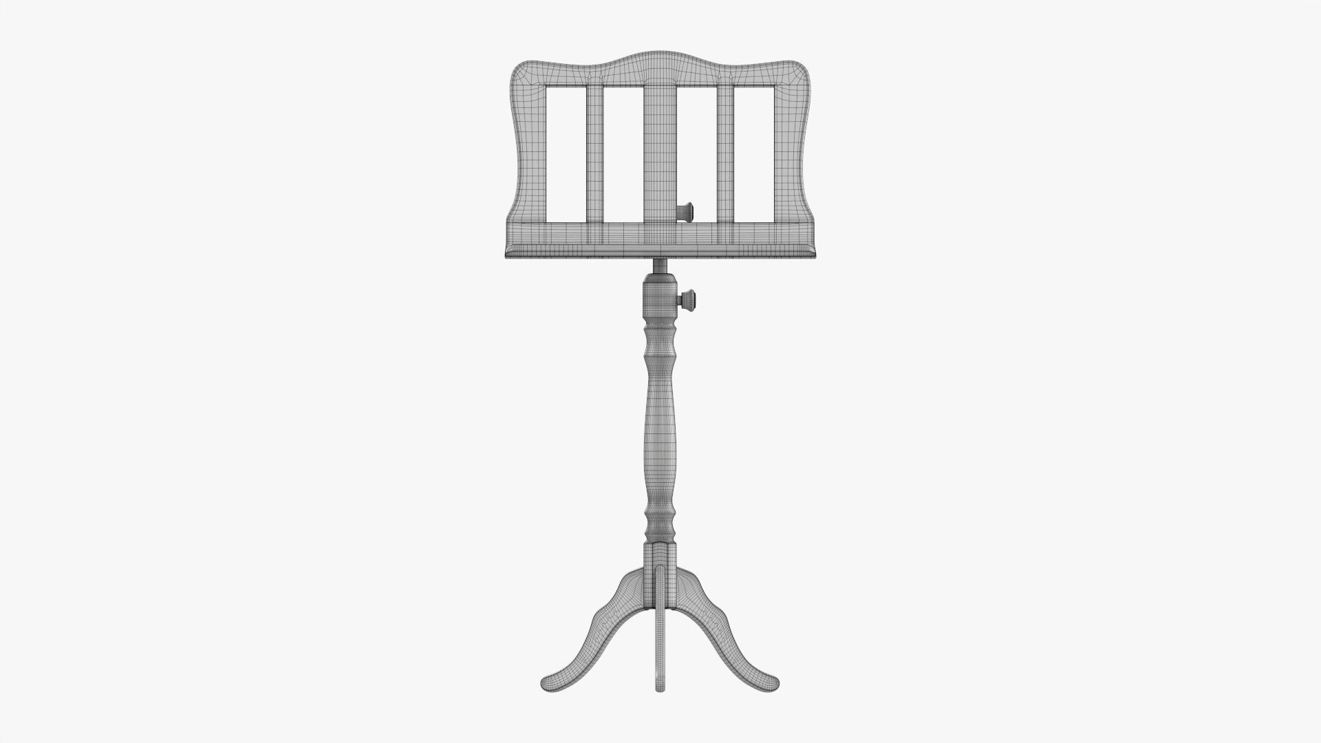 Music sheet stand 03 3D model_9
