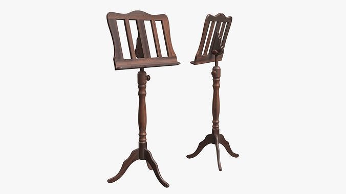 Music sheet stand 03 3D model