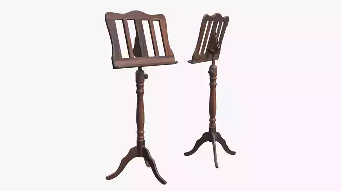Music sheet stand 03 3D model