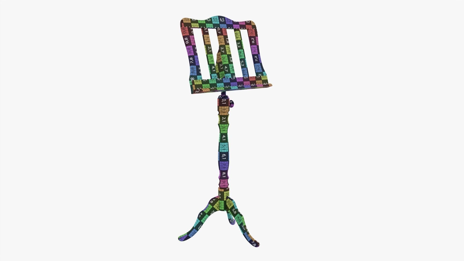 Music sheet stand 03 3D model_12