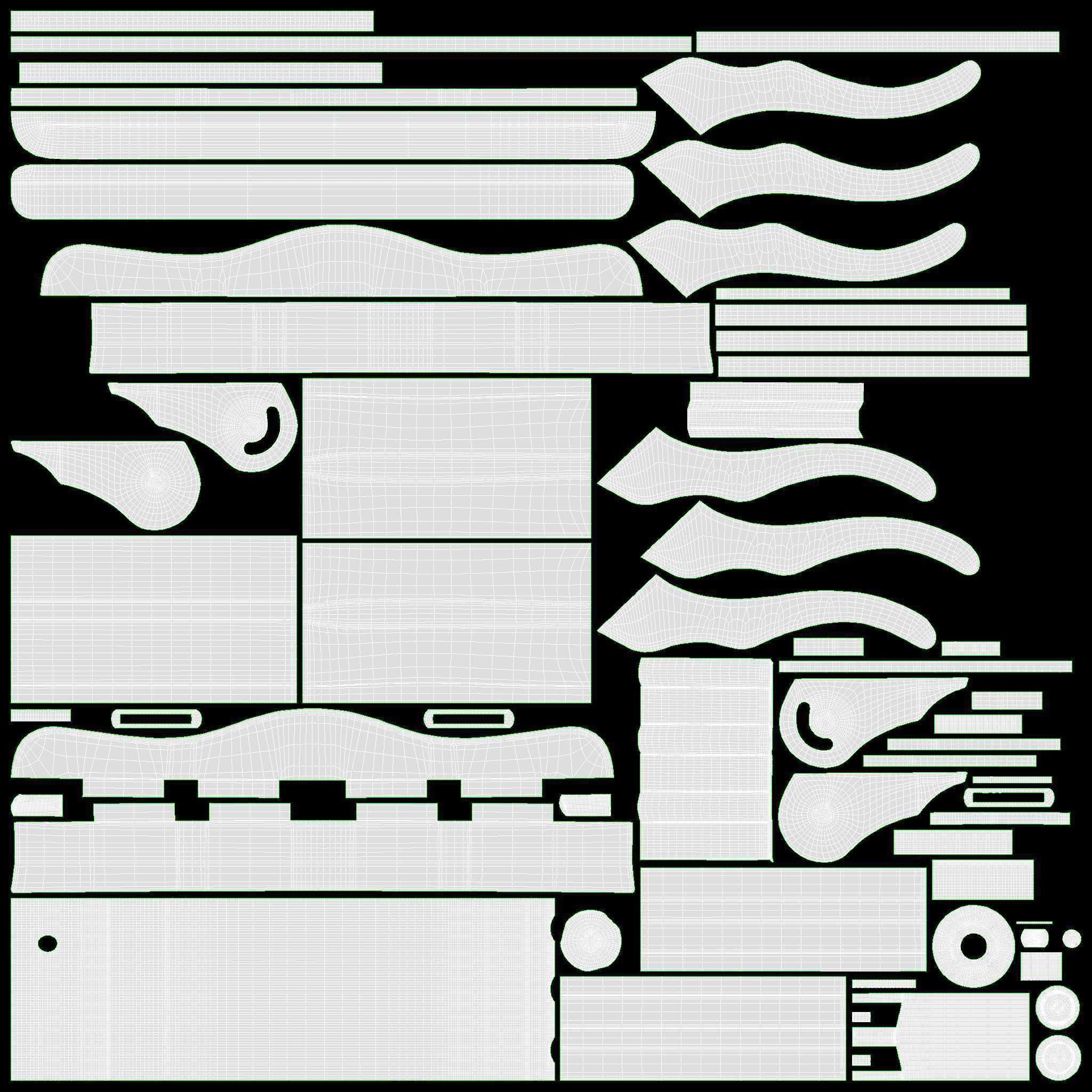 Music sheet stand 03 3D model_14
