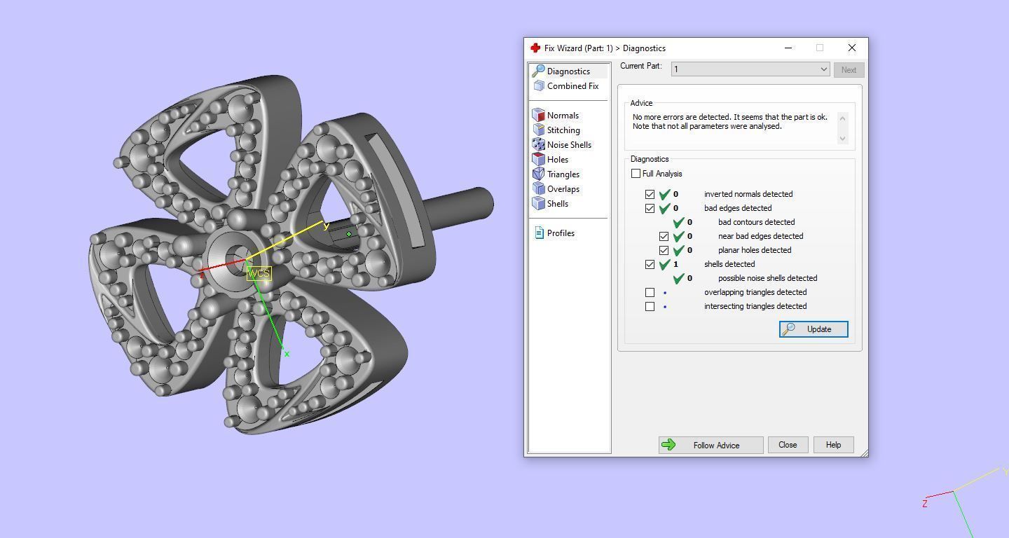 Earrings 9 pair of gold stud with diamonds 3D print model_9