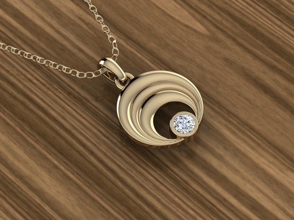 Jewelry Pendant 3D print model_8