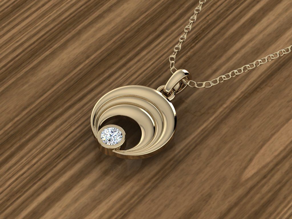 Jewelry Pendant 3D print model_9