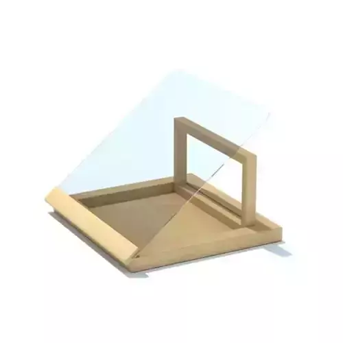 Wooden Sunroom Modle 3D model