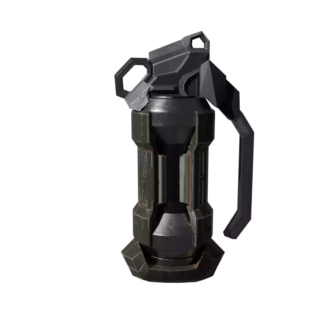 Grenade halo Free low-poly 3D model