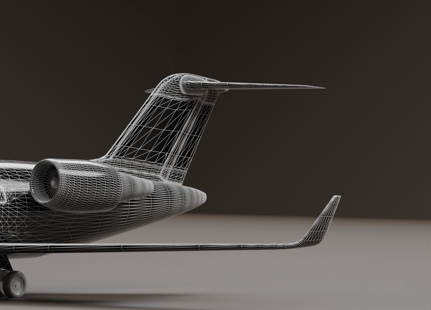 Bombardier Challenger 650 3D model_11