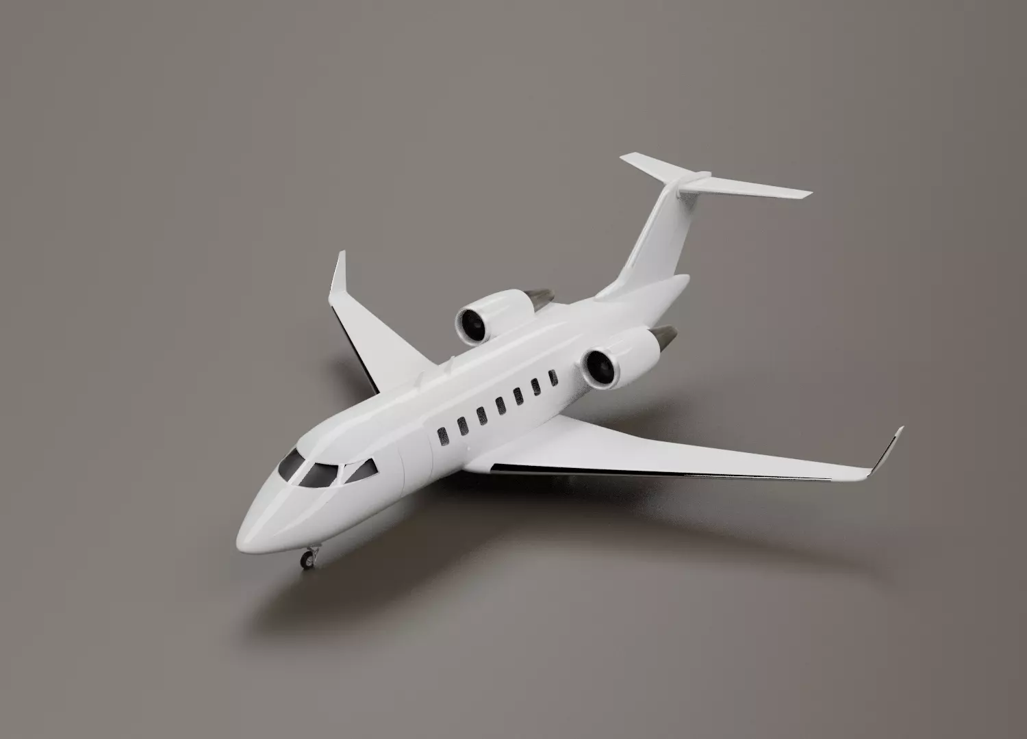 Bombardier Challenger 650 3D model_0
