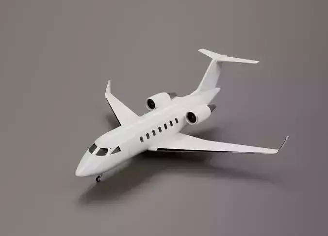 Bombardier Challenger 650 3D model