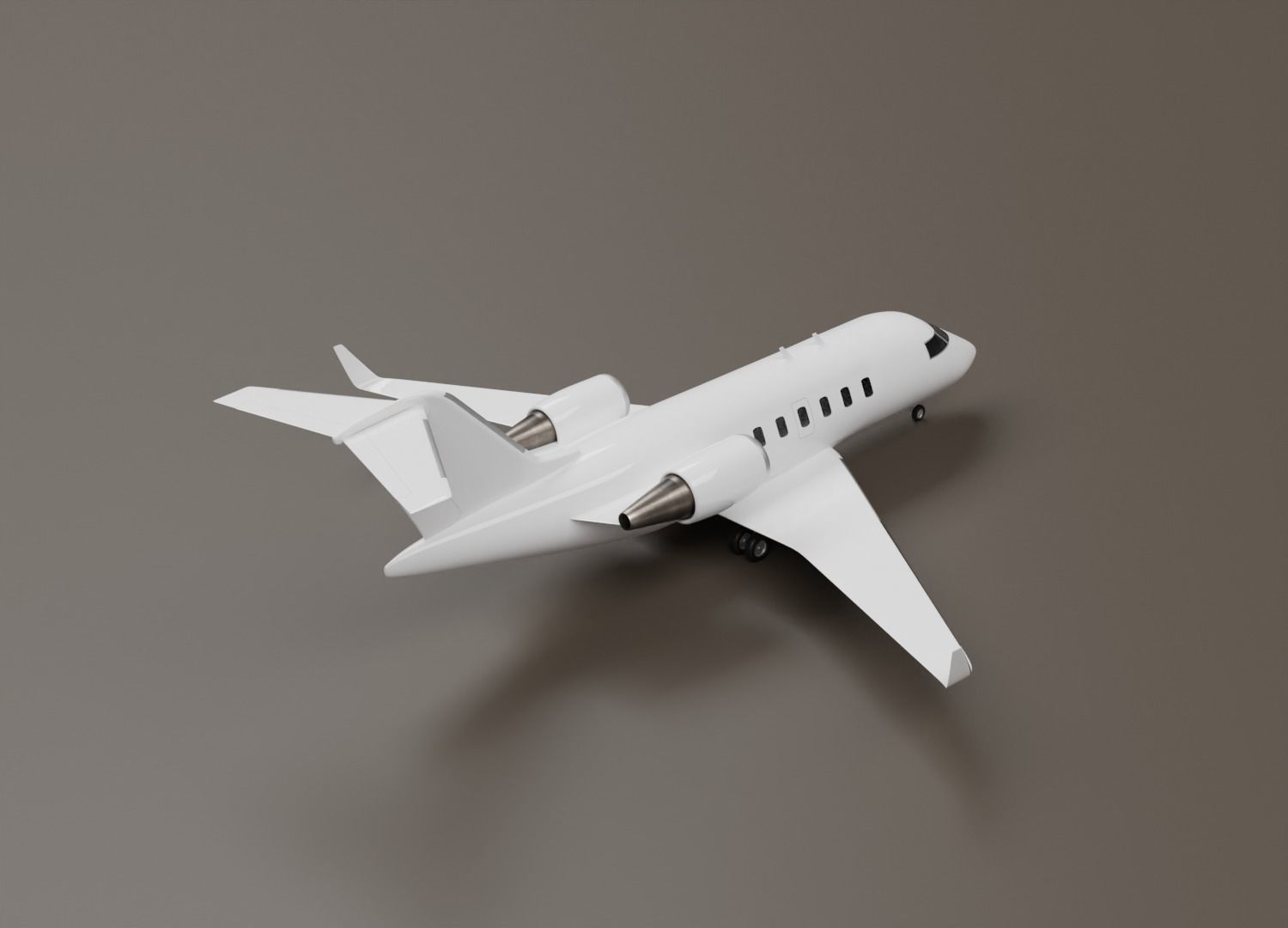Bombardier Challenger 650 3D model_1