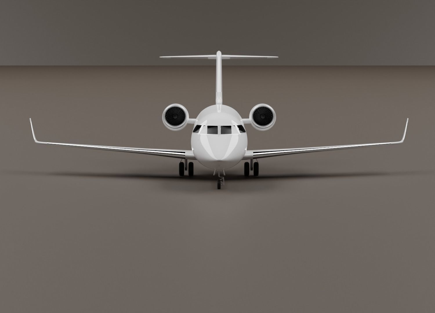 Bombardier Challenger 650 3D model_5