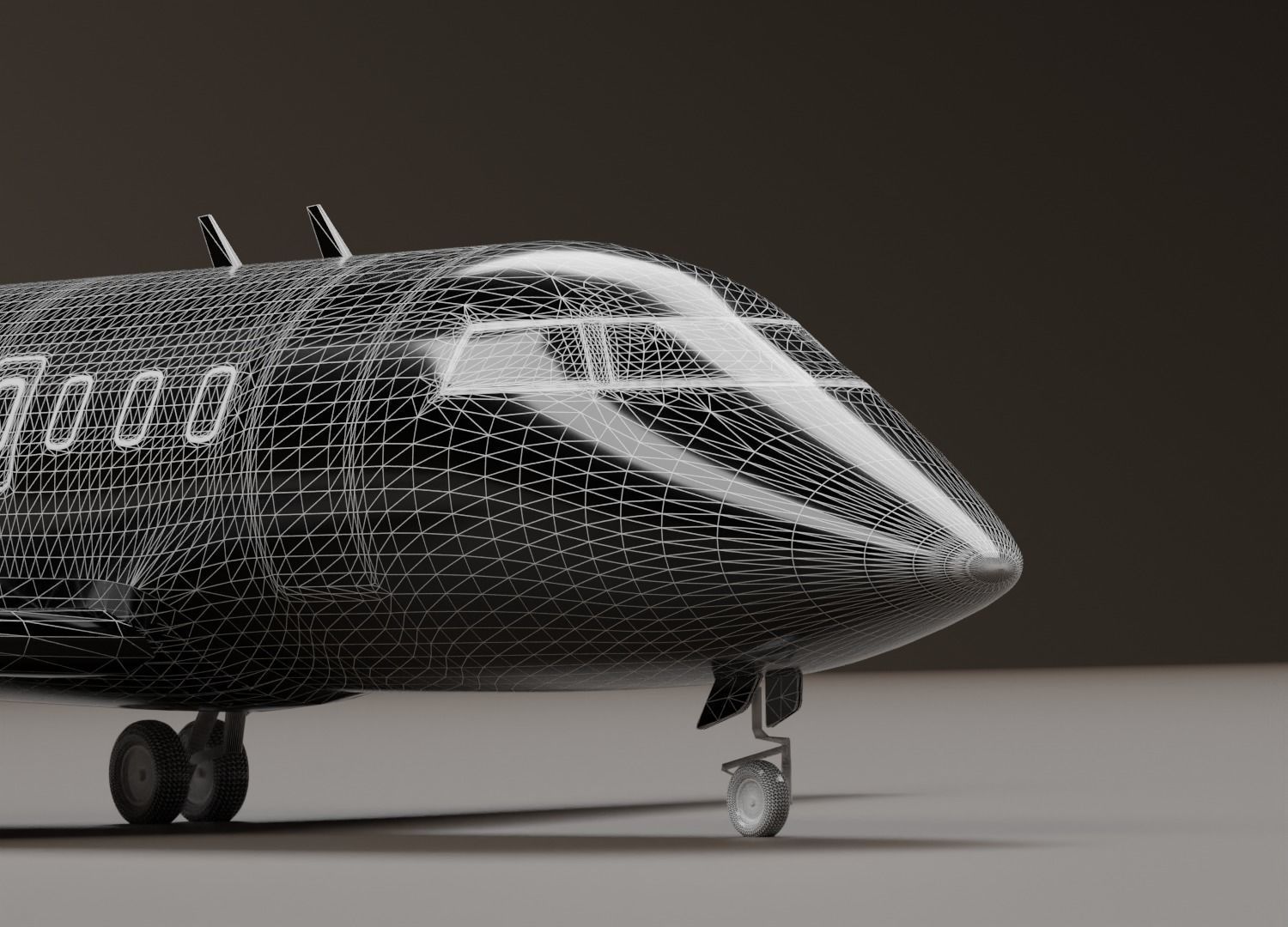 Bombardier Challenger 650 3D model_8