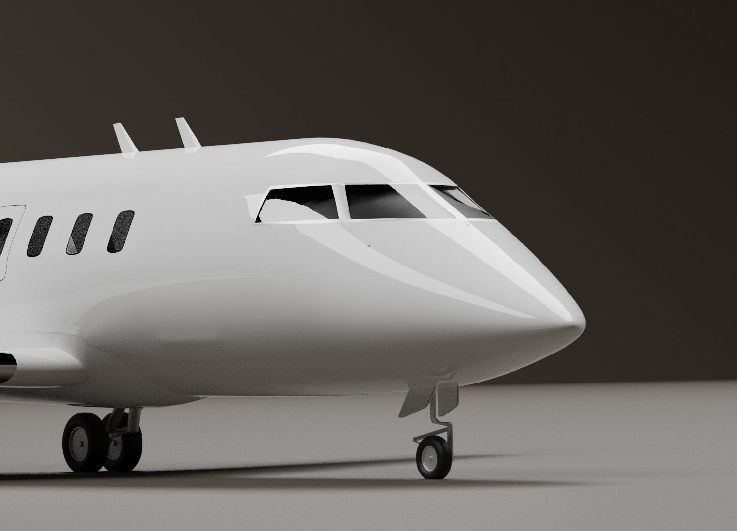 Bombardier Challenger 650 3D model_6