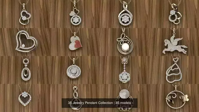 35 Jewelry Pendant Collection 