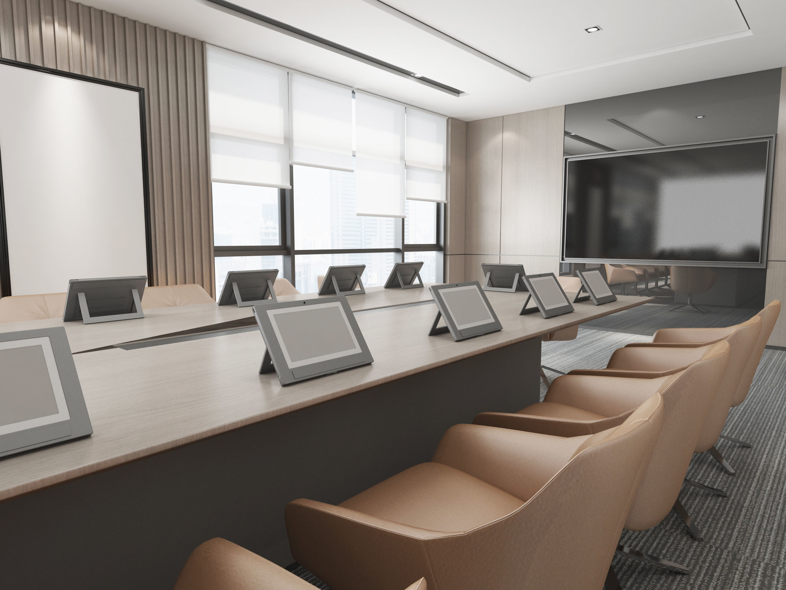 Office meeting room 3D model_2