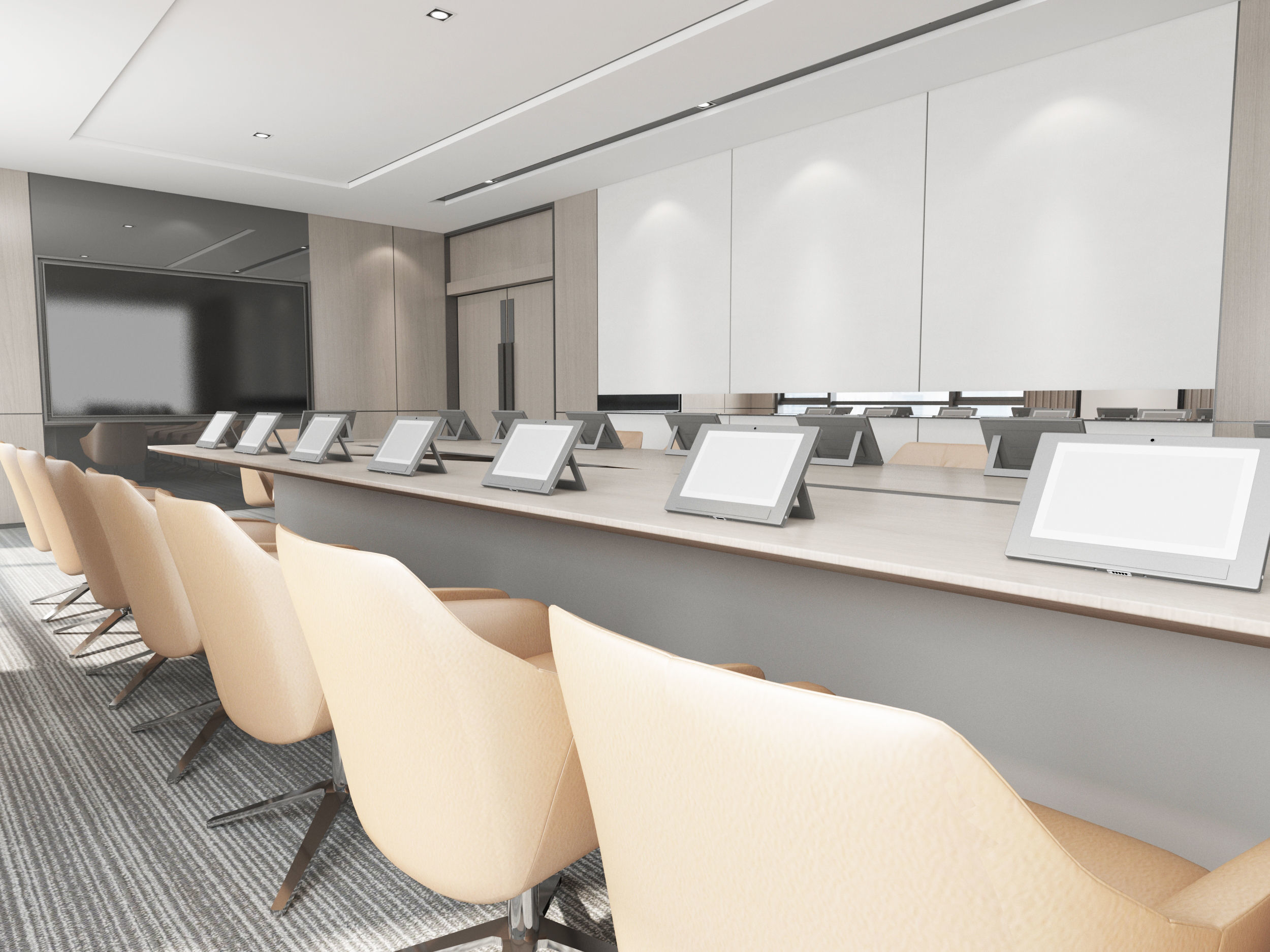 Office meeting room 3D model_1