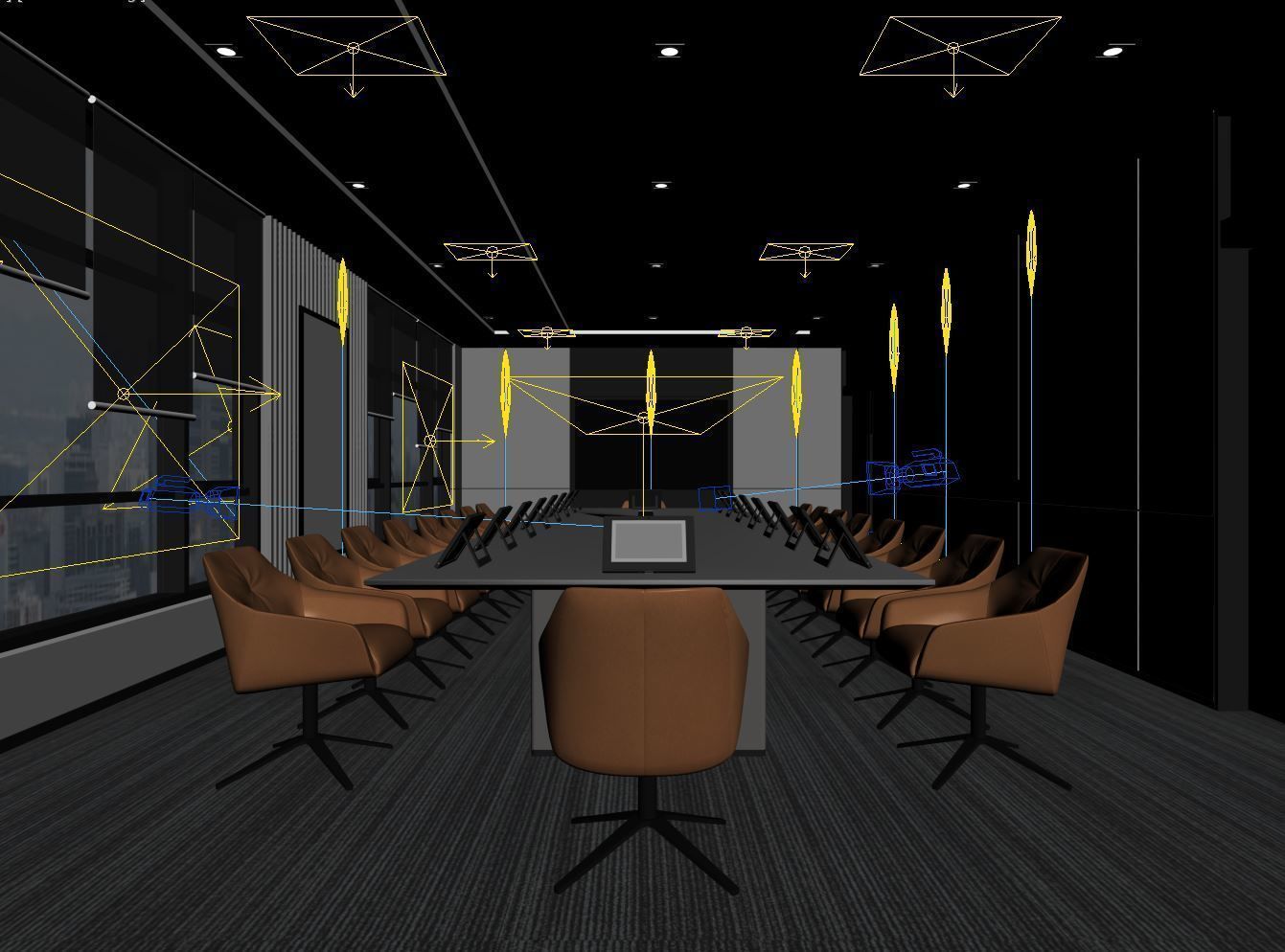 Office meeting room 3D model_3