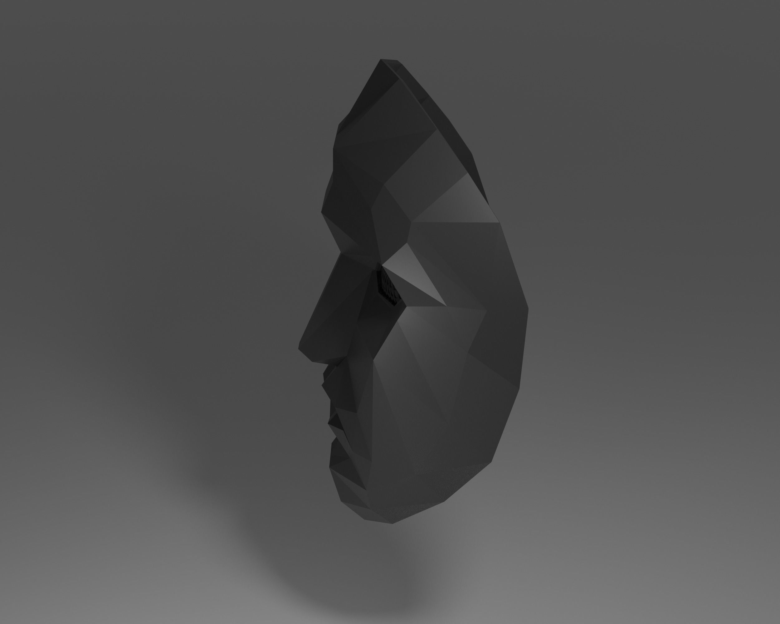 squide game mask - Front Man Mask 3D print model_7