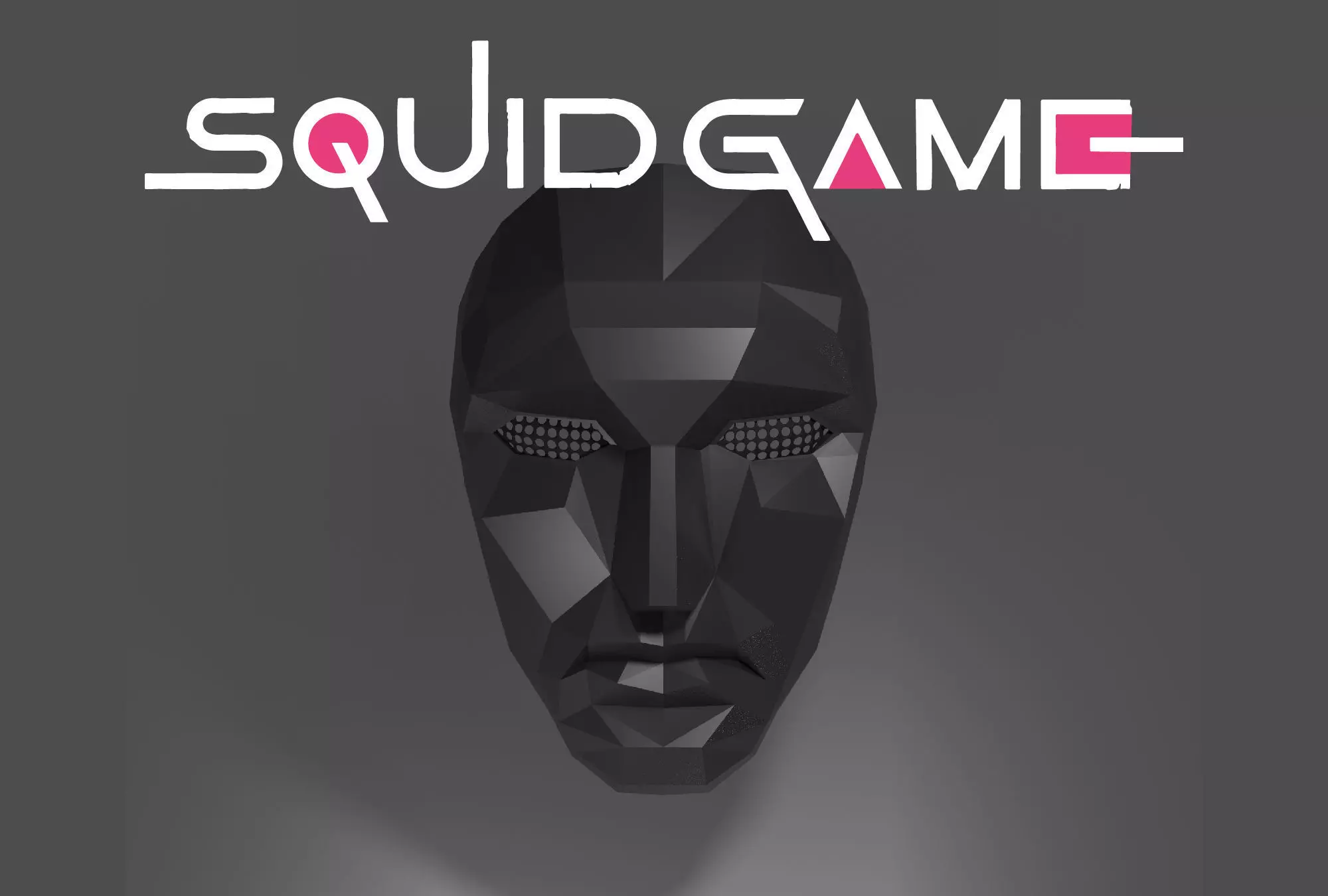 squide game mask - Front Man Mask 3D print model_0