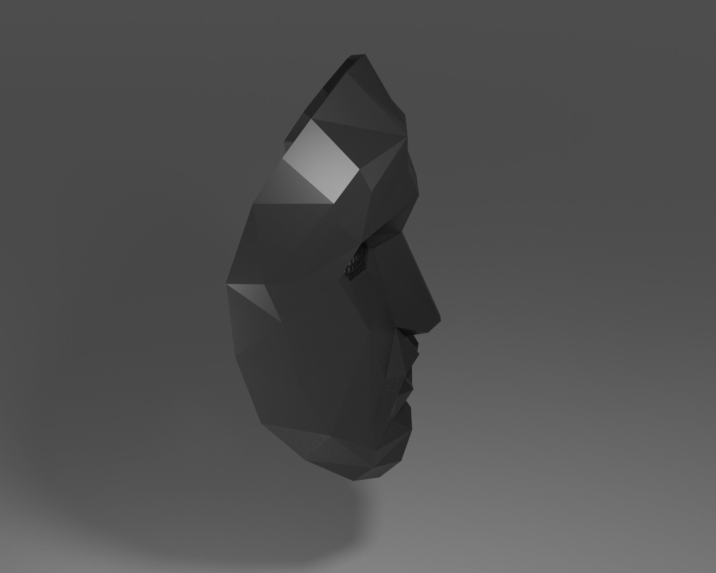 squide game mask - Front Man Mask 3D print model_3
