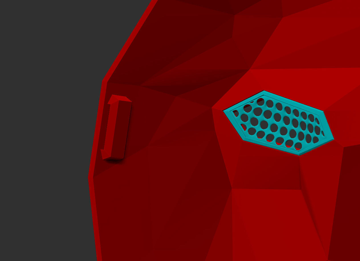 squide game mask - Front Man Mask 3D print model_9