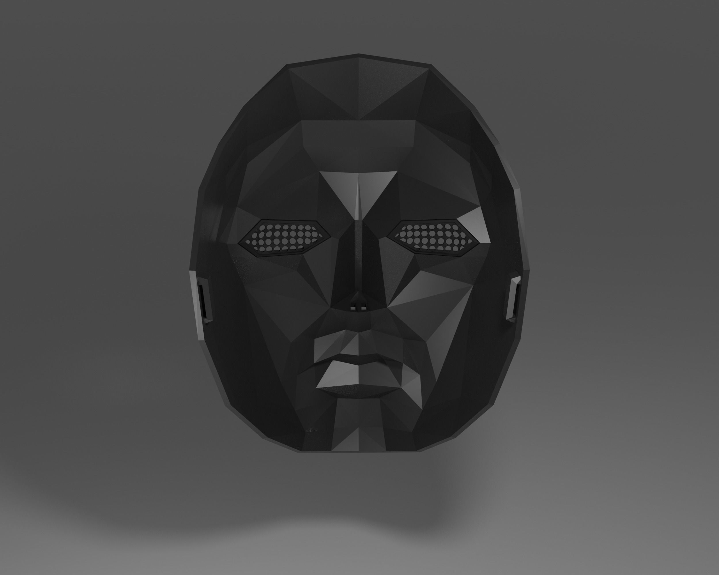 squide game mask - Front Man Mask 3D print model_5