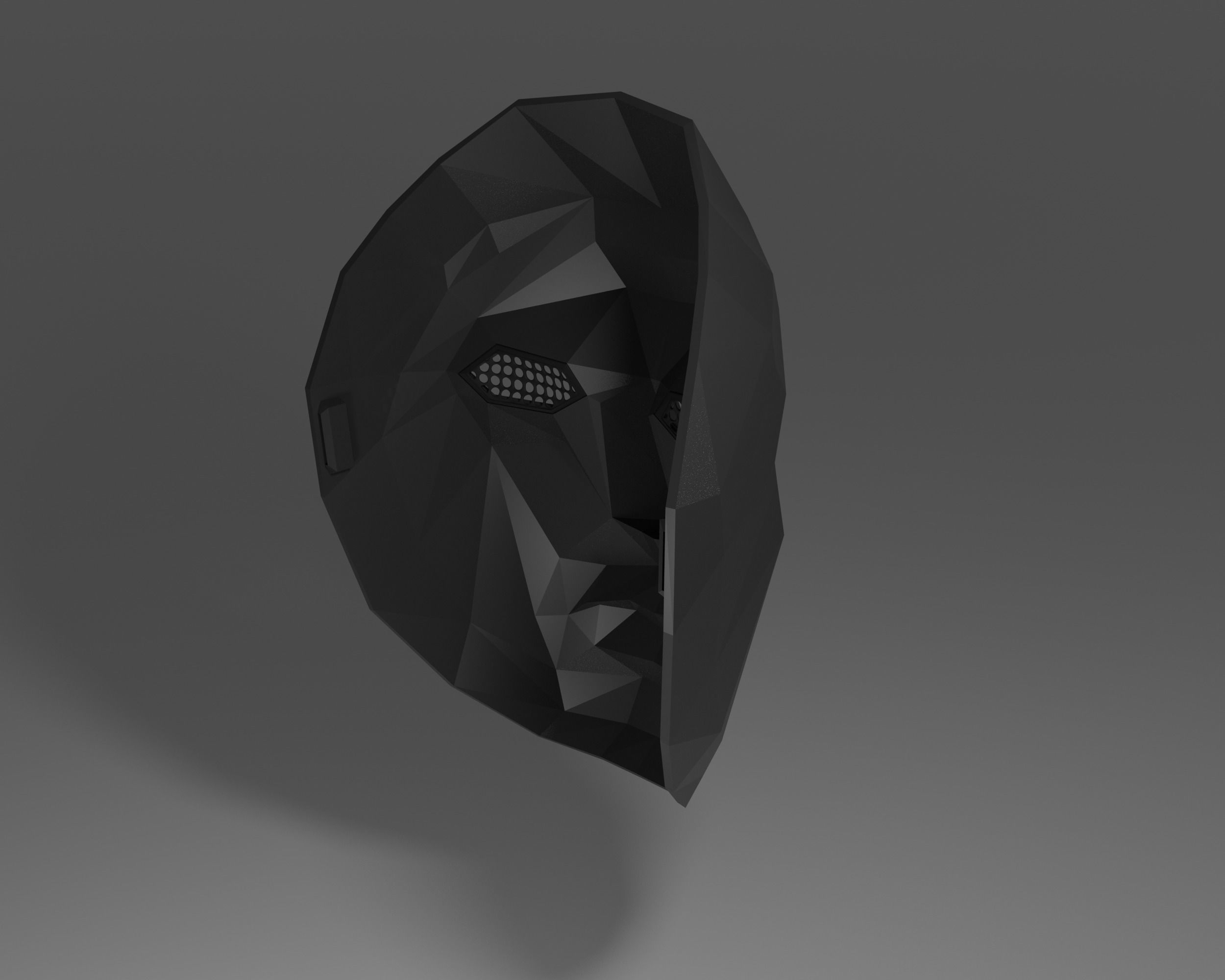 squide game mask - Front Man Mask 3D print model_4