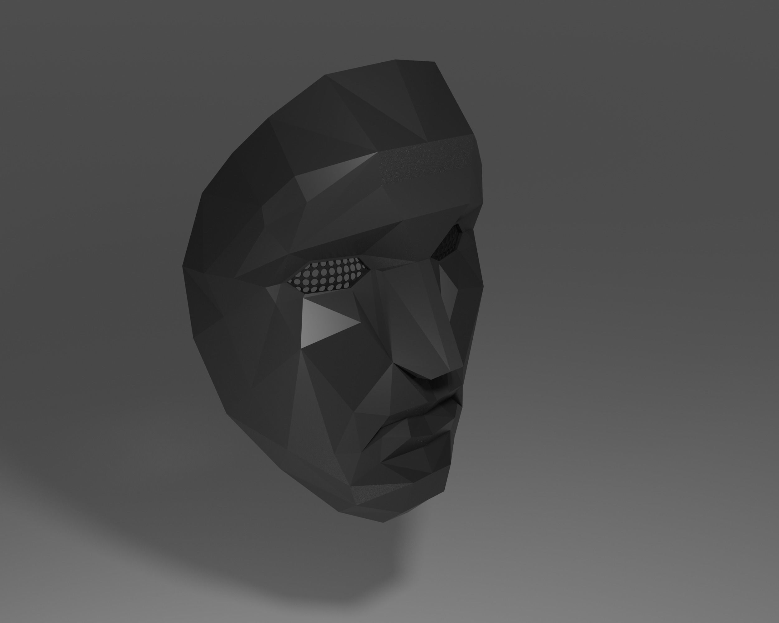 squide game mask - Front Man Mask 3D print model_2