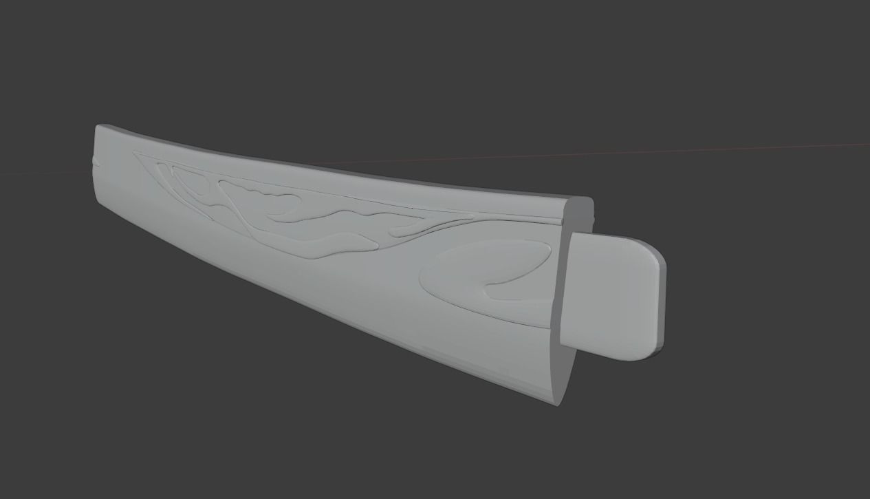 Raiden Shogun Katana - Genshin Impact - 3D Print Ready 3D print model_22