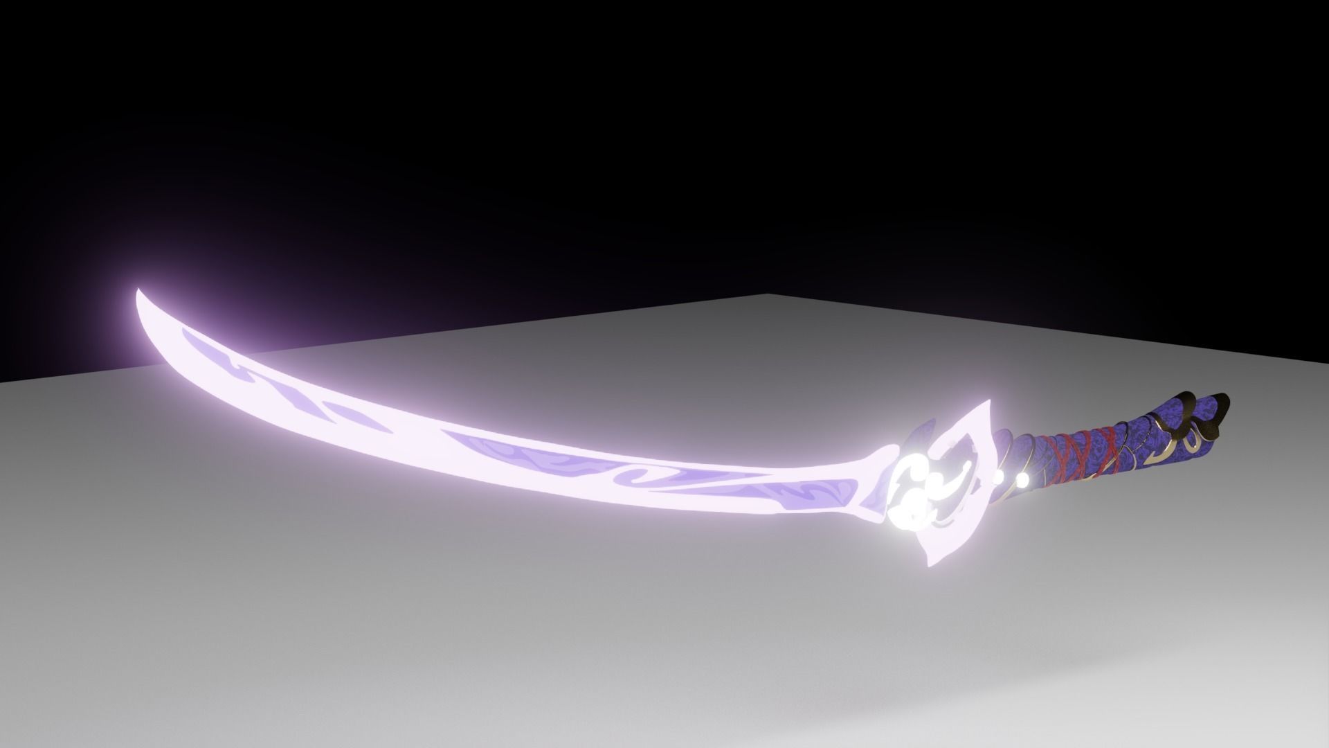 Raiden Shogun Katana - Genshin Impact - 3D Print Ready 3D print model_13