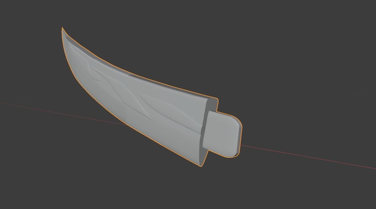 Raiden Shogun Katana - Genshin Impact - 3D Print Ready 3D print model_21