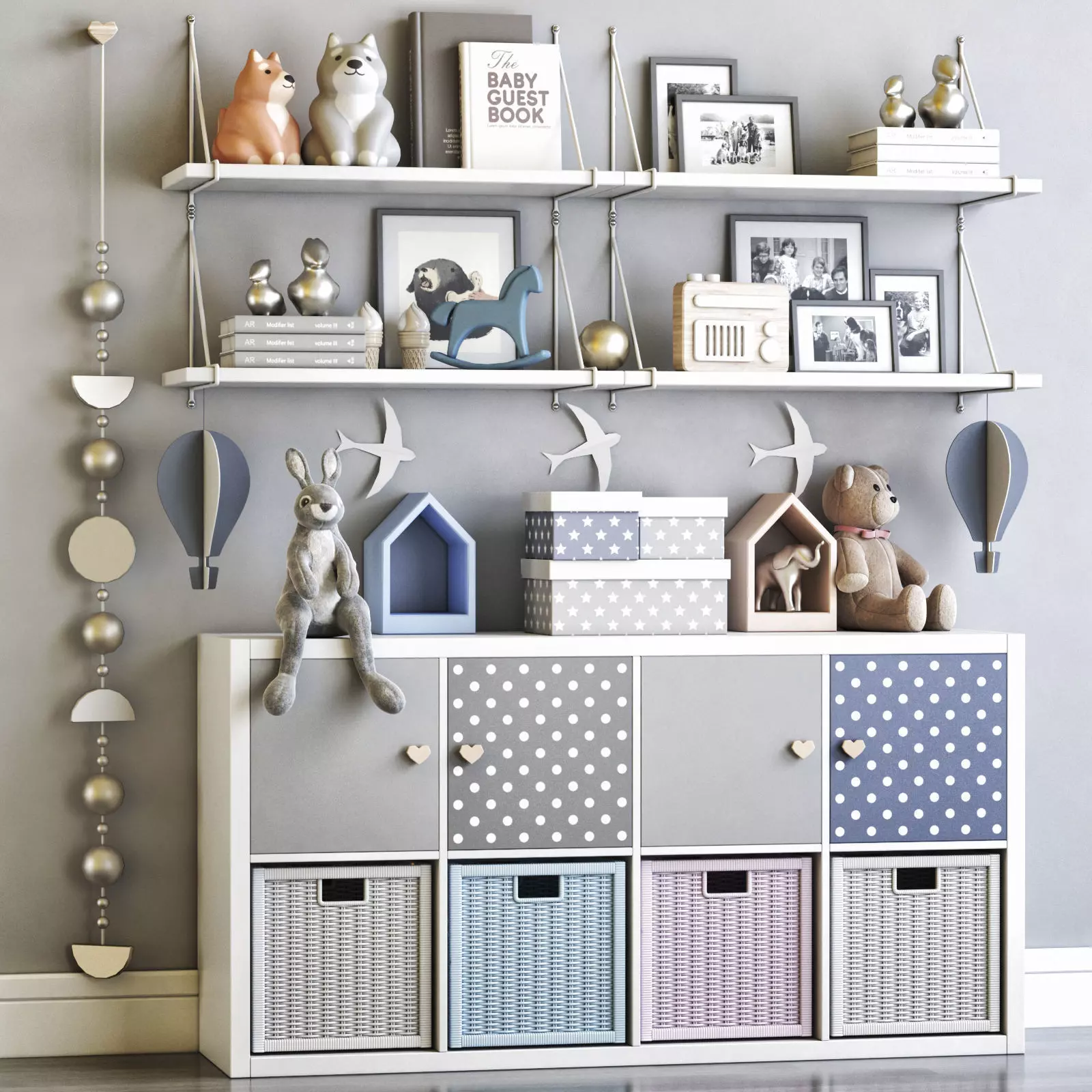 Childrens furniture and toys 6 3D model_0