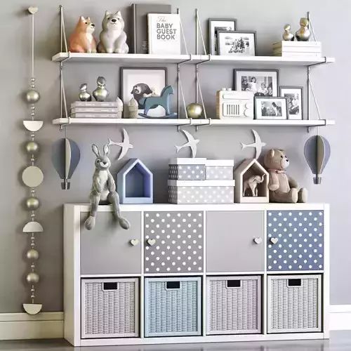 Childrens furniture and toys 6 3D model