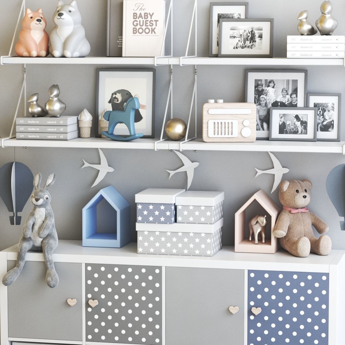 Childrens furniture and toys 6 3D model_5