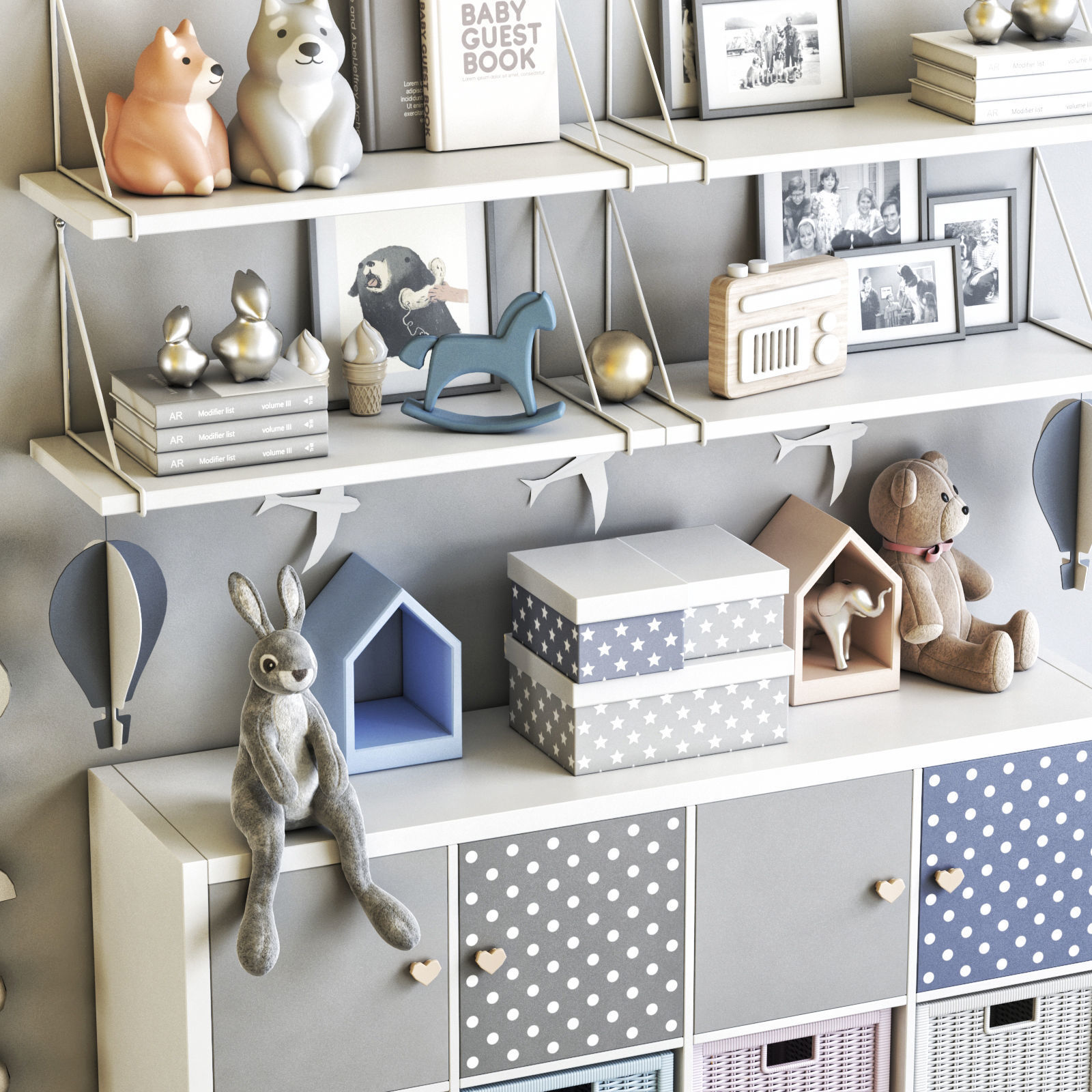 Childrens furniture and toys 6 3D model_1