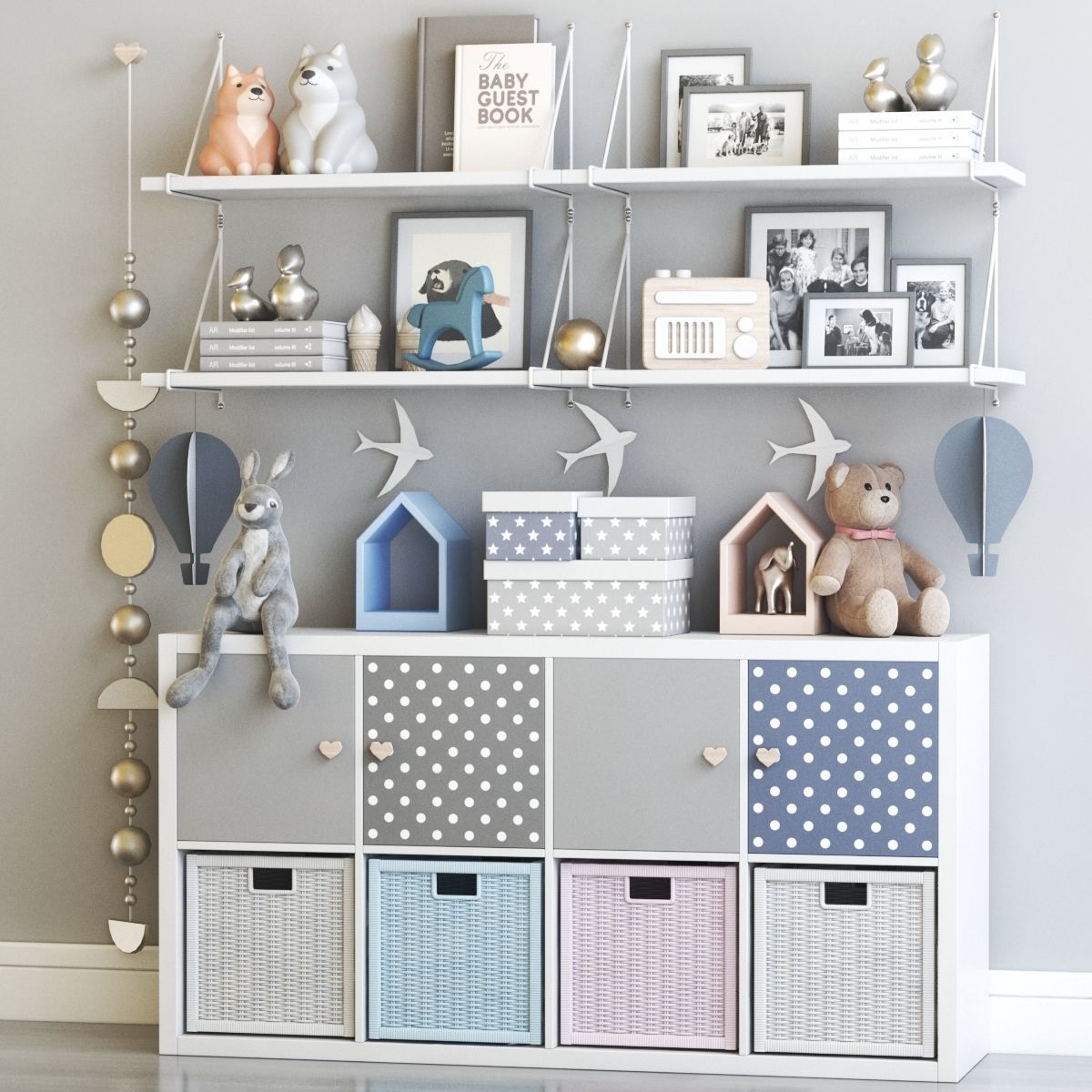 Childrens furniture and toys 6 3D model_4