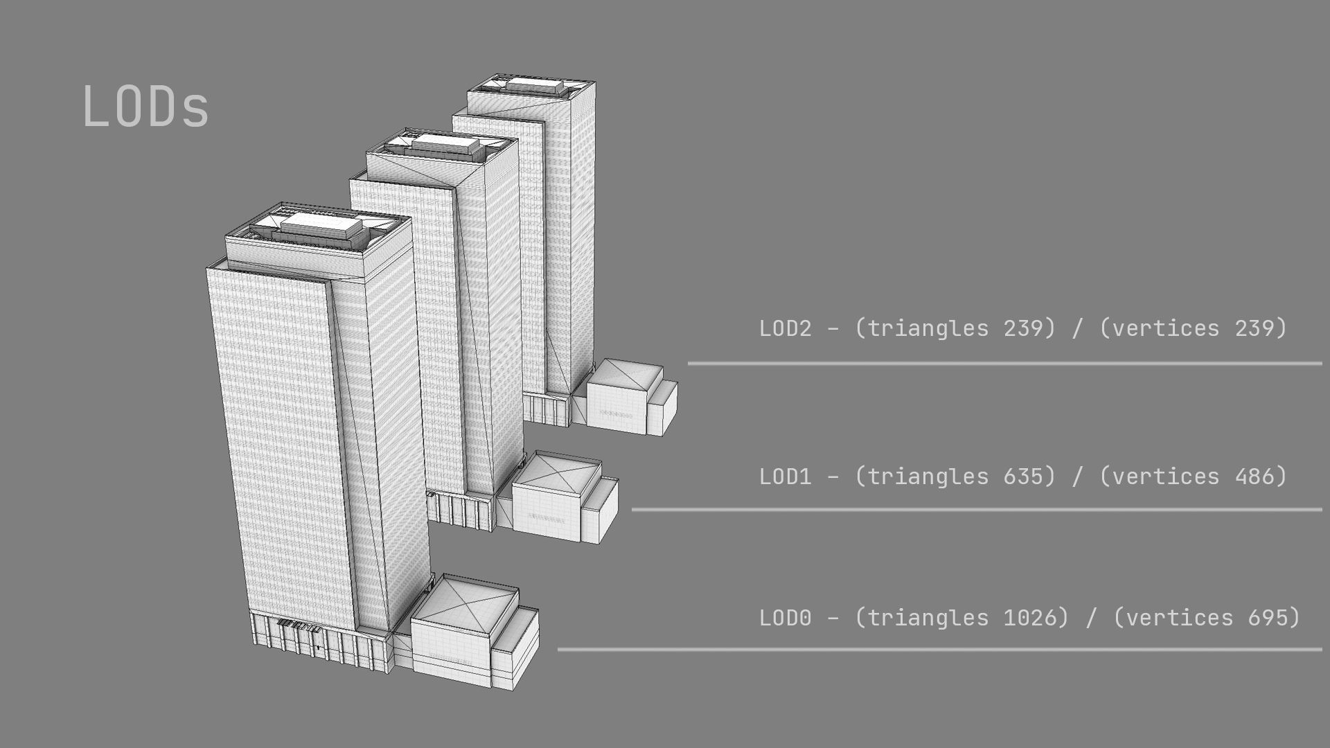 London 40 Bank Street Low-poly 3D model_30