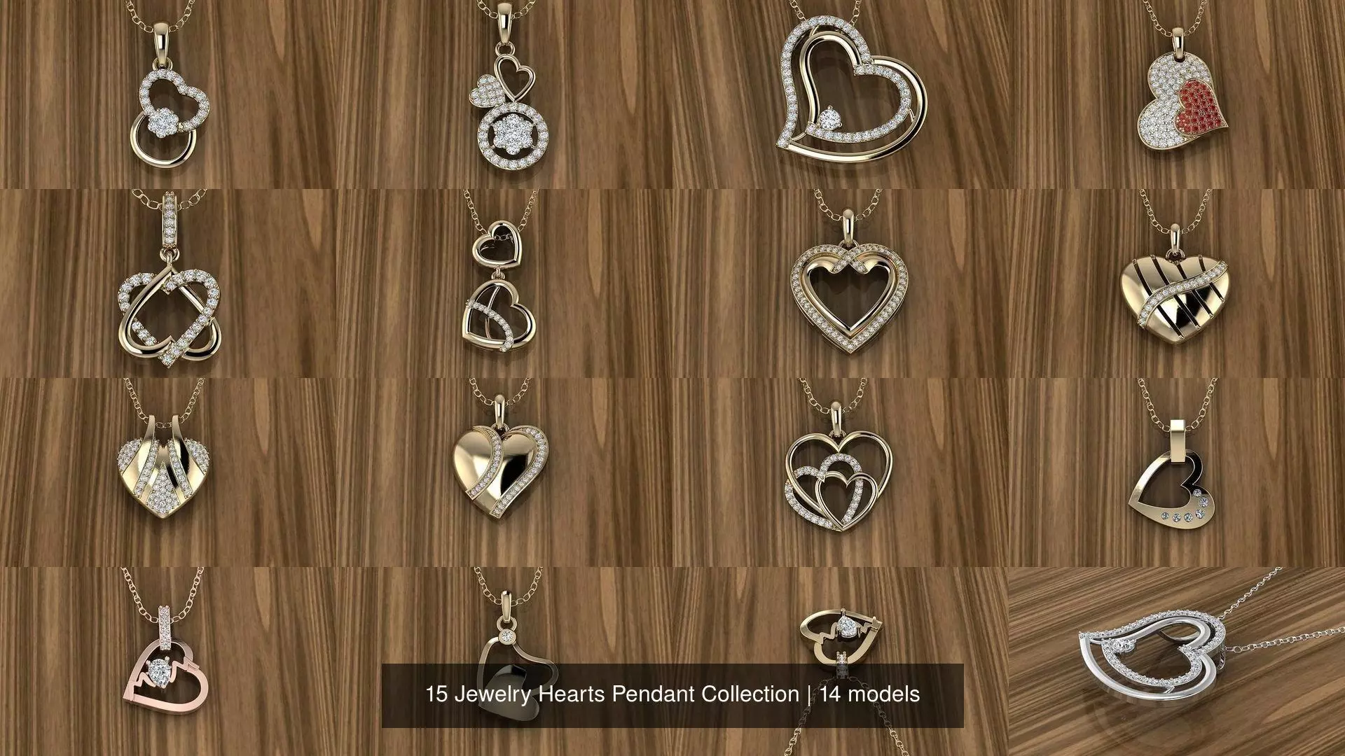 15 Jewelry Hearts Pendant Collection _0